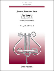 ARIOSO FROM CANTATA #156 FLT OR OB cover